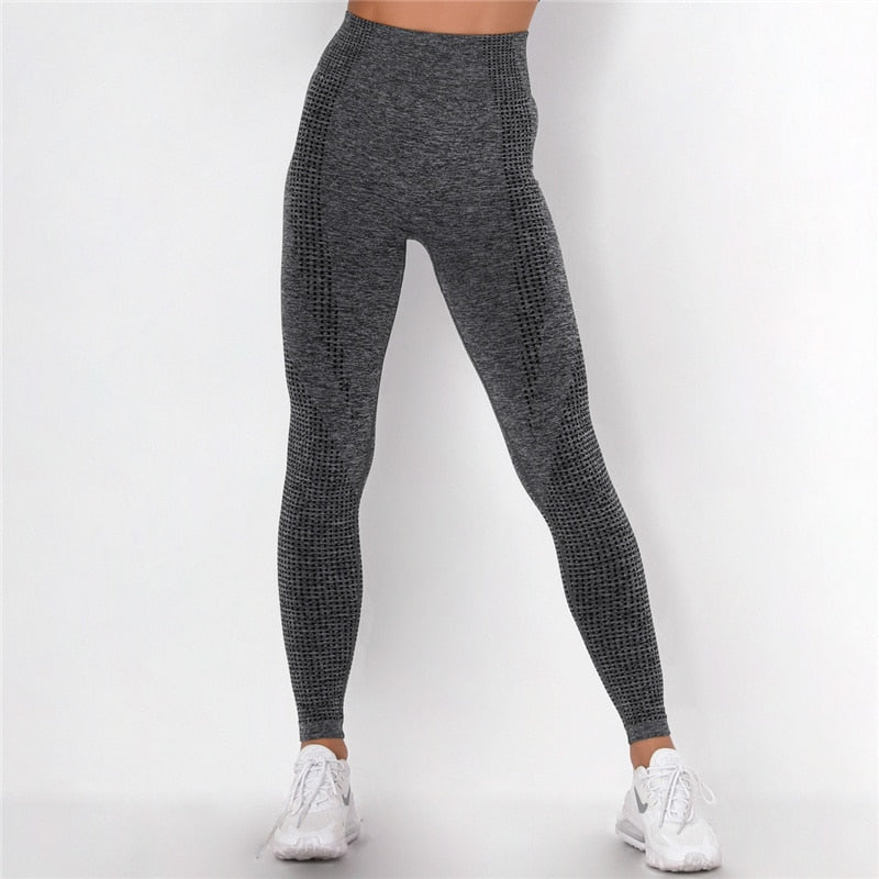 Rooftrellen 10%Spandex Seamless Leggings Women Fitness Leggings For Women Jeggings Sportswear Femme High Waist Exercise Leggings