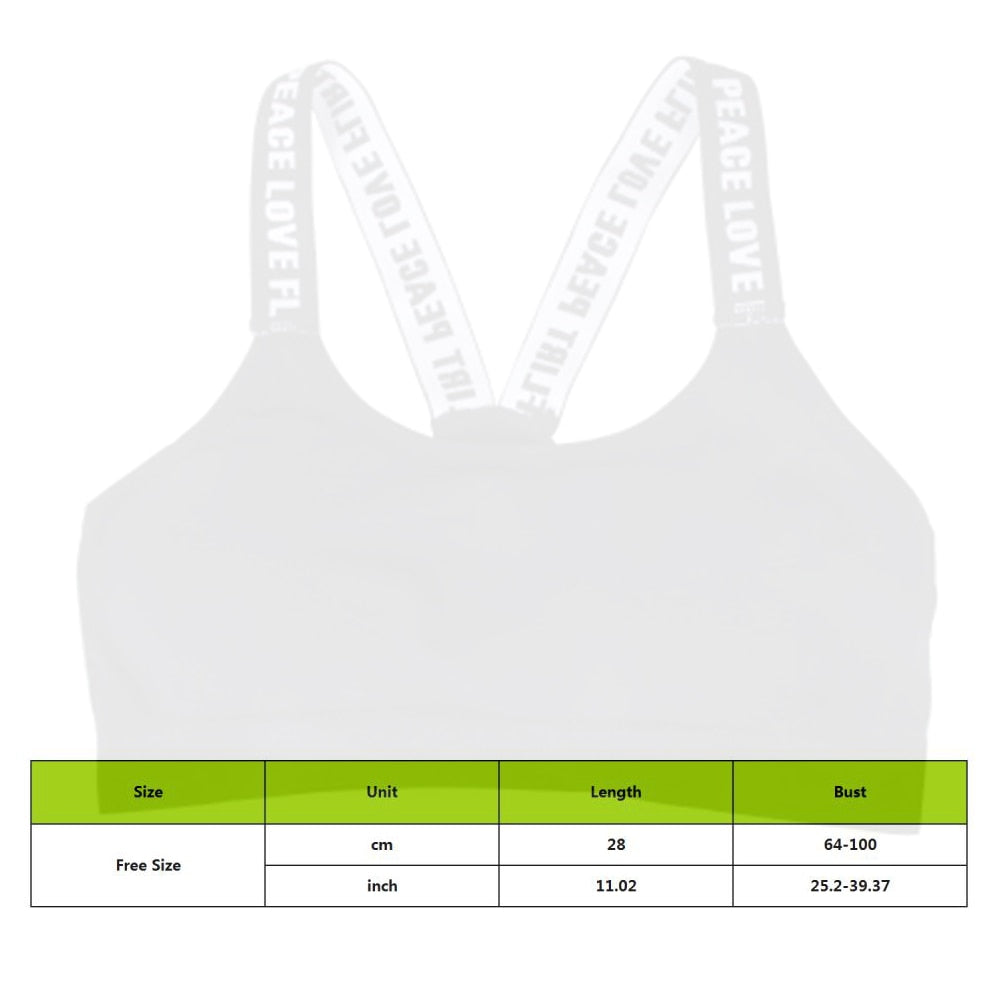 Sexy Women Sports Bra Tops High Impact For Gym Top Fitness Yoga Running Female Pad Sportswear Tank Tops Sport Push Up Bralette