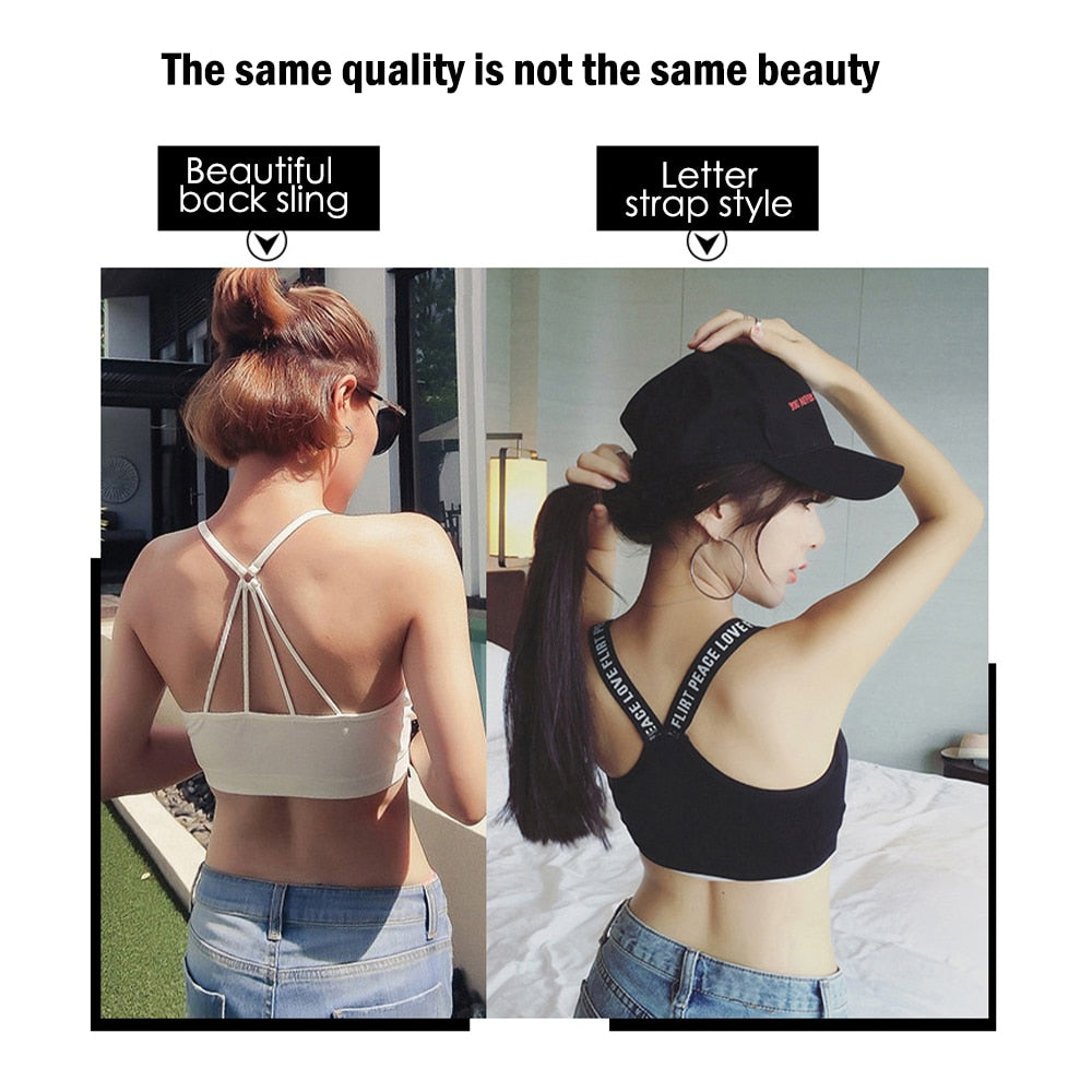 Sexy Women Sports Bra Tops High Impact For Gym Top Fitness Yoga Running Female Pad Sportswear Tank Tops Sport Push Up Bralette