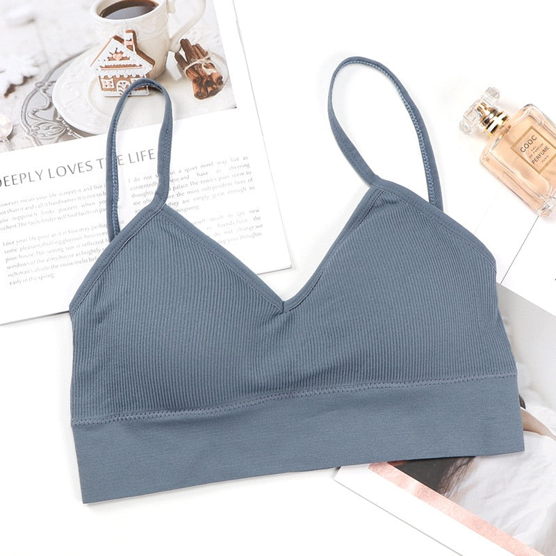 Yoga Tops Fitness Women Girls Sport Bra Cotton Women Fashion Bra Tops Breathable Yoga Running Sport Bra Sujetador Deportivo